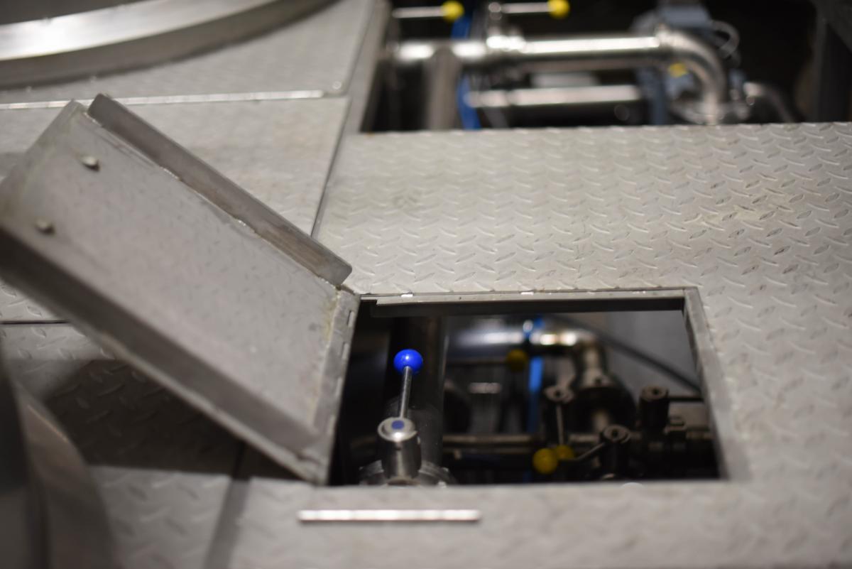 0023582 Vloerluik - Traanplaat - Inox - Binnen - Zonder gasveren