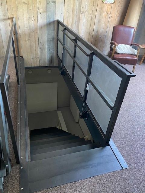 0024454 Zolderluik - Glas - Staal - Manueel - Binnen + Balustrade