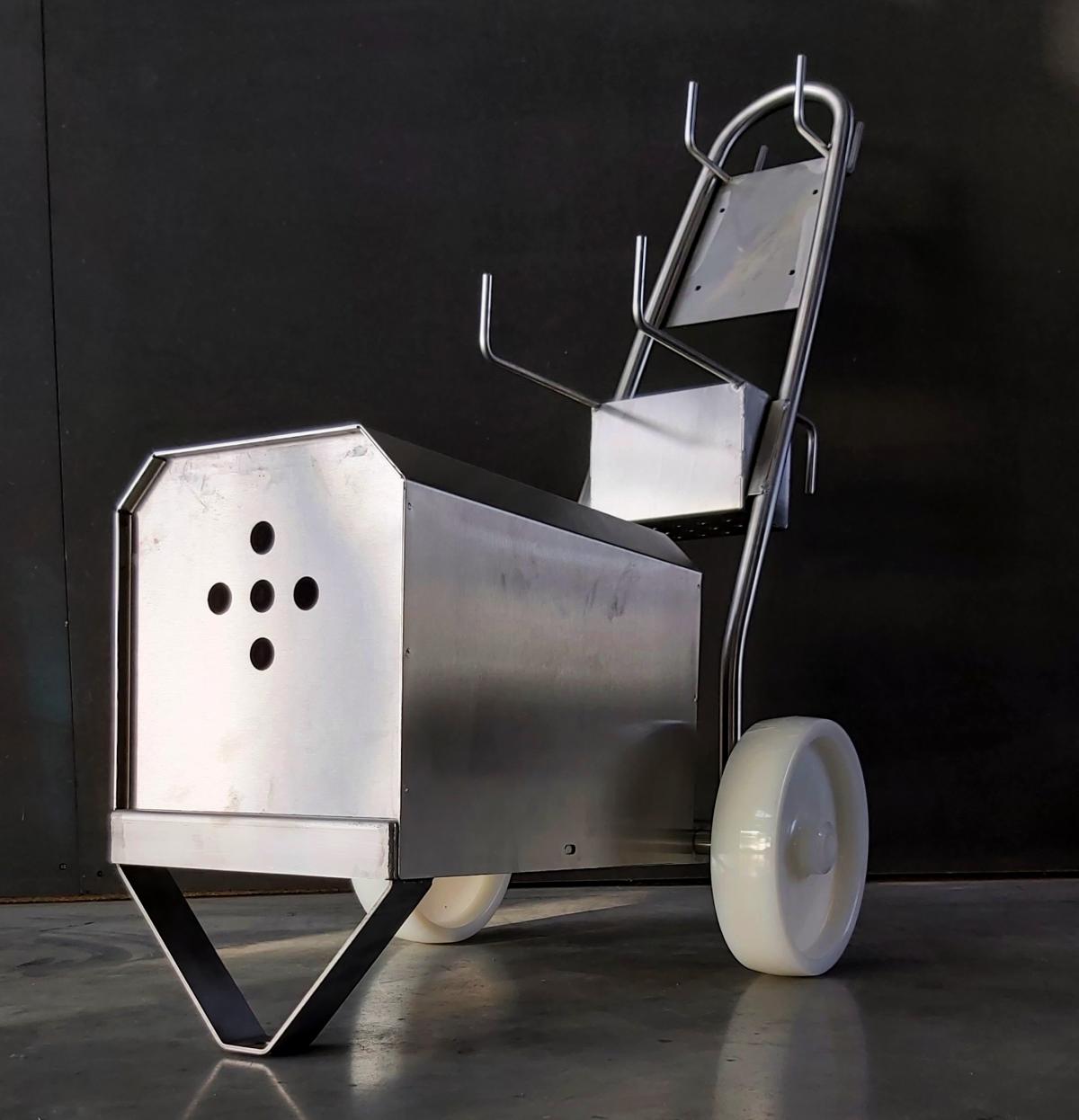 Industrie - Chassis voor hogendrukreiniger - Inox