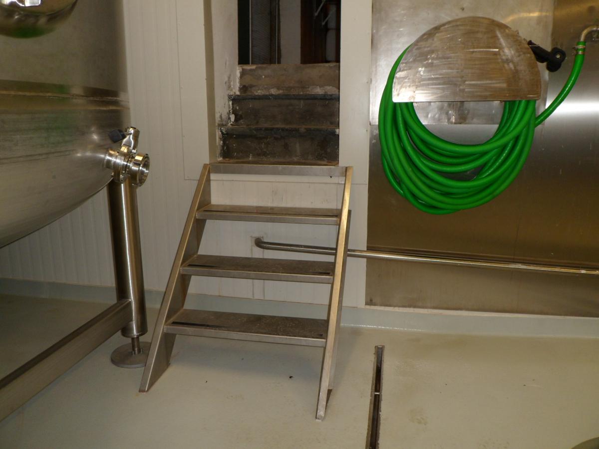Trappen en platformen - Trap Gaston - Twee trapbomen - Inox