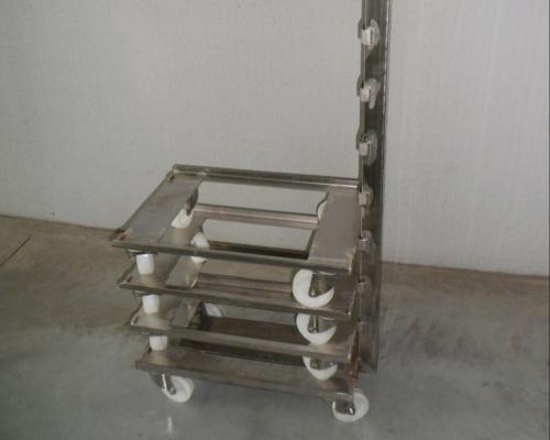 Industrie - Stapelkar vleeskarren - Inox