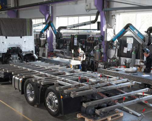 Transport - Onderstructuur vrachtwagen - Oprijplaten - Inox