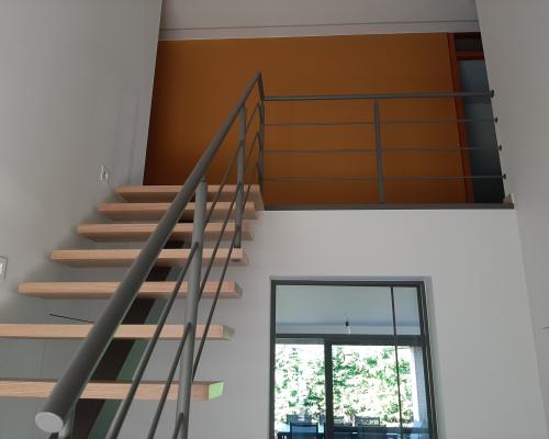 31798 Leuning en balustrade Juliana - Horizontaal - Staal gelakt - Rond