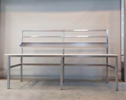Industrie - Werktafel - Haken - Lekbak - Inox - Erthalon