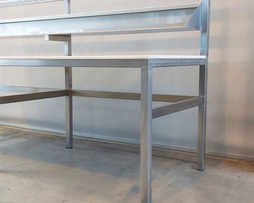 Industrie - Werktafel - Haken - Lekbak - Inox - Erthalon