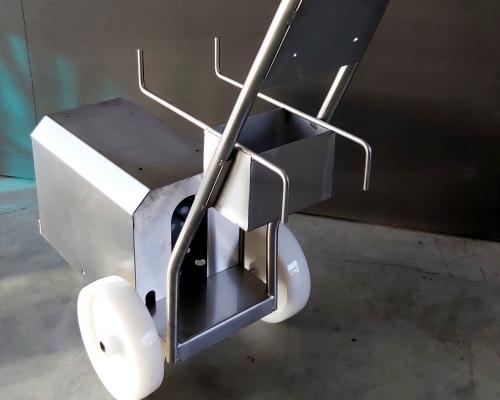 Industrie - Chassis voor hogendrukreiniger - Inox