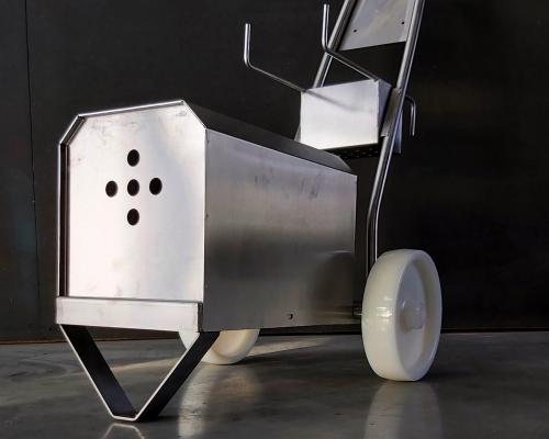 Industrie - Chassis voor hogendrukreiniger - Inox
