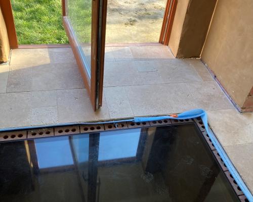 0033464 Kelderluik - Glas - Inox gelakt - Manueel - Binnen - Anti-slip