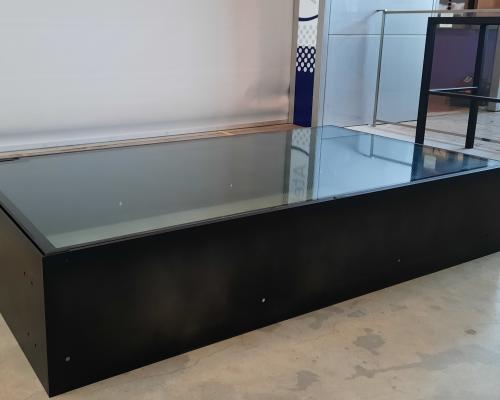 0033464 Kelderluik - Glas - Inox gelakt - Manueel - Binnen - Anti-slip