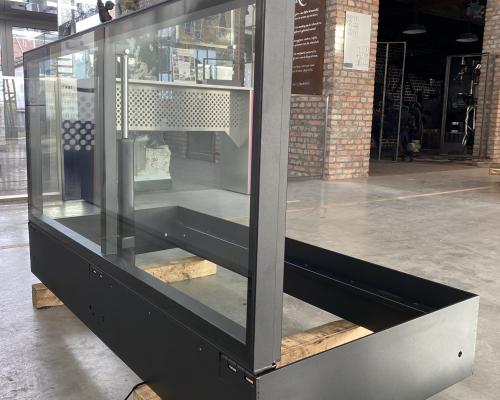 0036031 Kelderluik - Glas - Inox gelakt - Elektrisch - Binnen