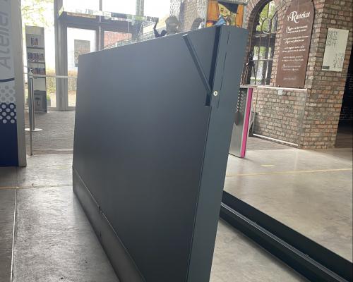 0036571 Kelderluik - Effen plaat - Inox gelakt - Manueel - Binnen - Isolatie