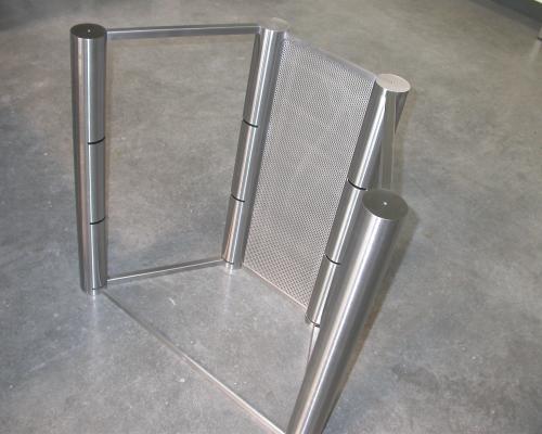 Haardbekleding - Kachelscherm - Afscherming kachel - Inox
