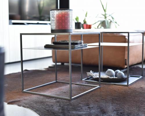 Tafels en onderstellen - Salontafel - Blauwstaal - Modulair